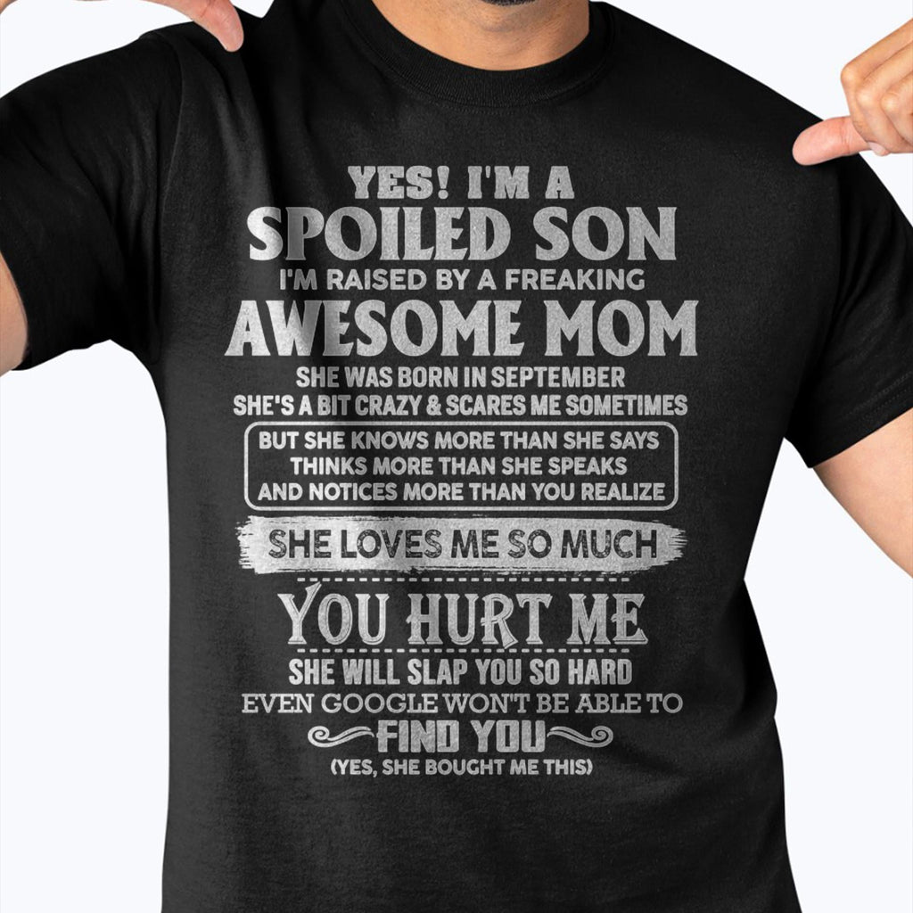 September - Awesome Mom - Perfect Gift For Son From Mom - NGHL09 (SKU05-47-09)