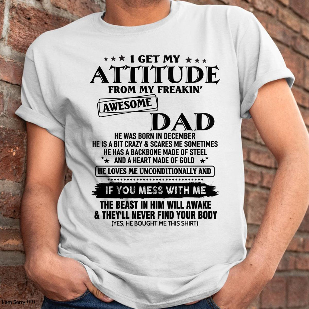 December - Gift For Son and Daughter From Dad - NGHL12 - (SKU-TDADC-12)