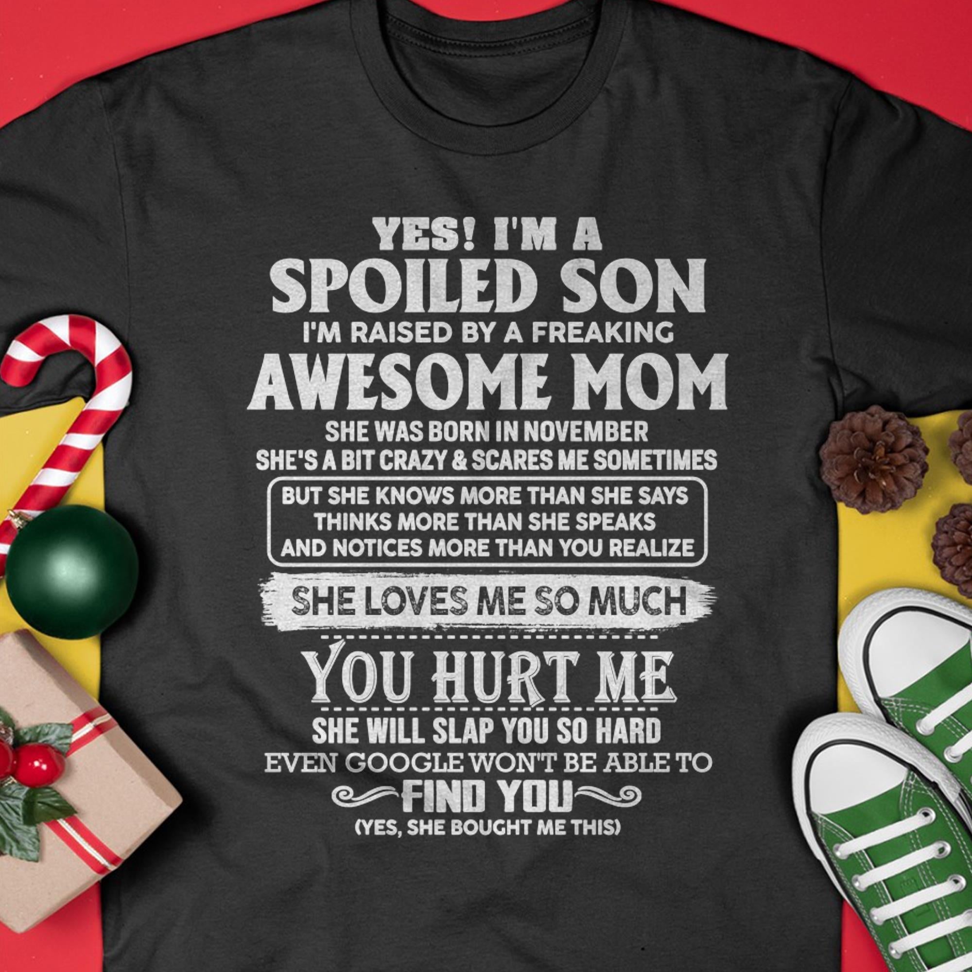 November - Awesome Mom - Perfect Gift For Son From Mom - NGHL11 (SKU05-47-11)