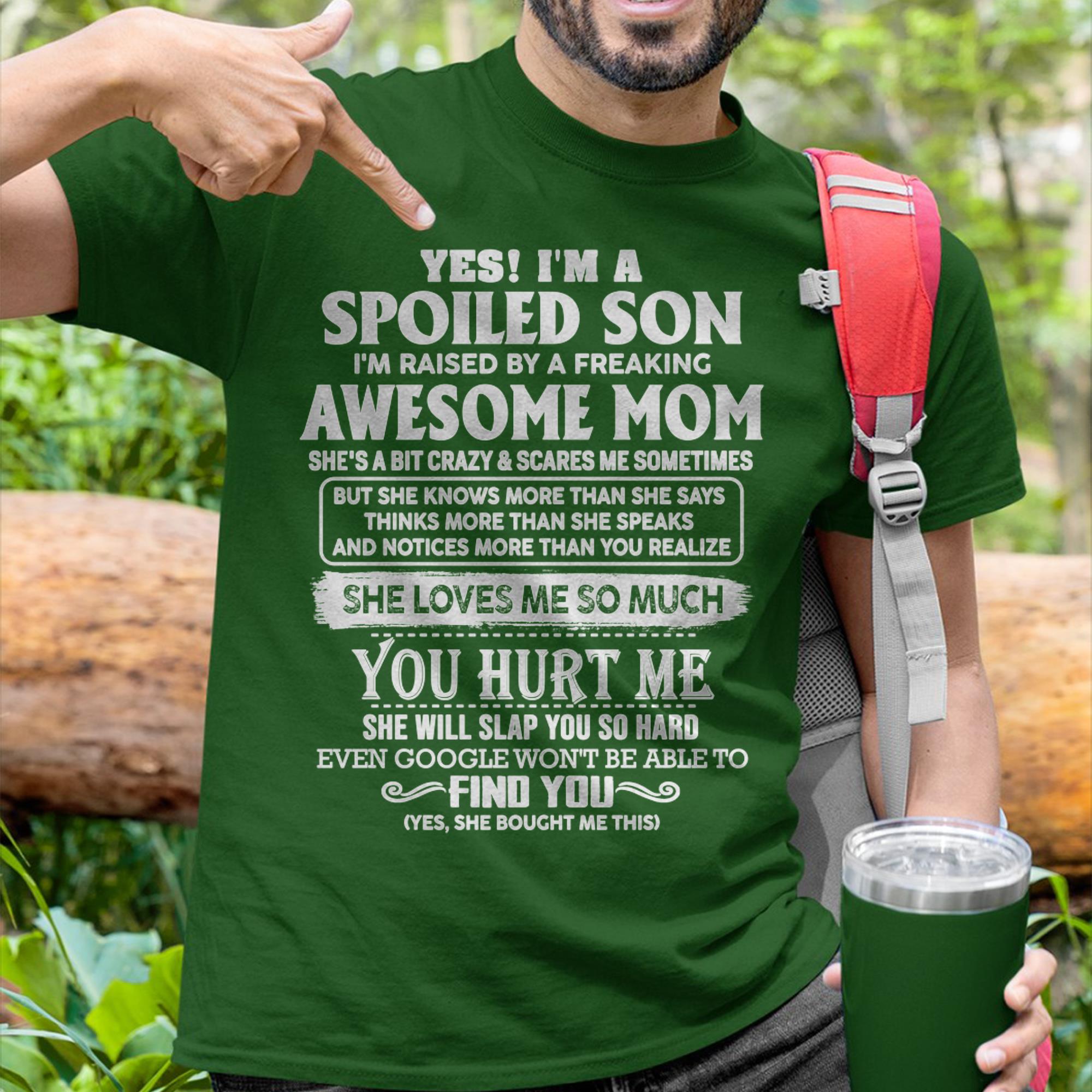 Awesome Mom - Perfect Gift For Your Spoiled Son From Mom - NGHL00 (SKU05-47-00)