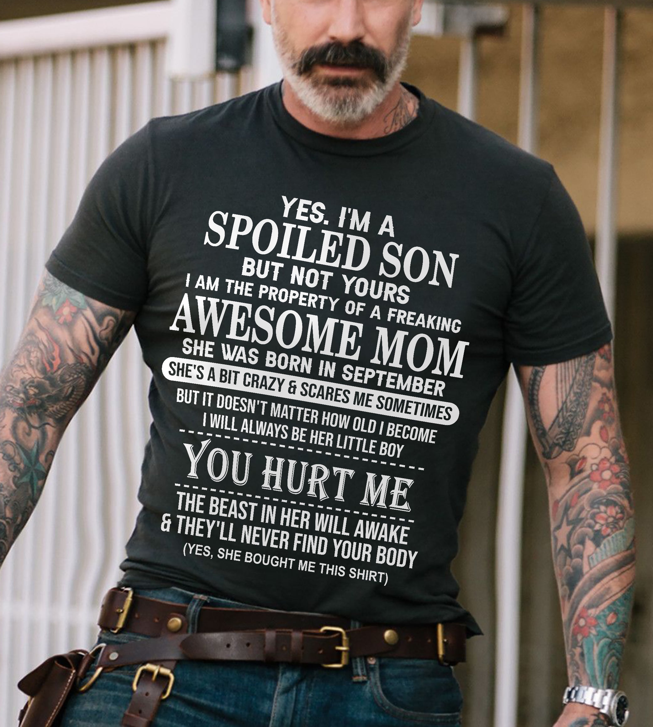 September - Awesome Mom Born In September - Special gift for Son From Mom - NGHL09 (SKU10-45-09)