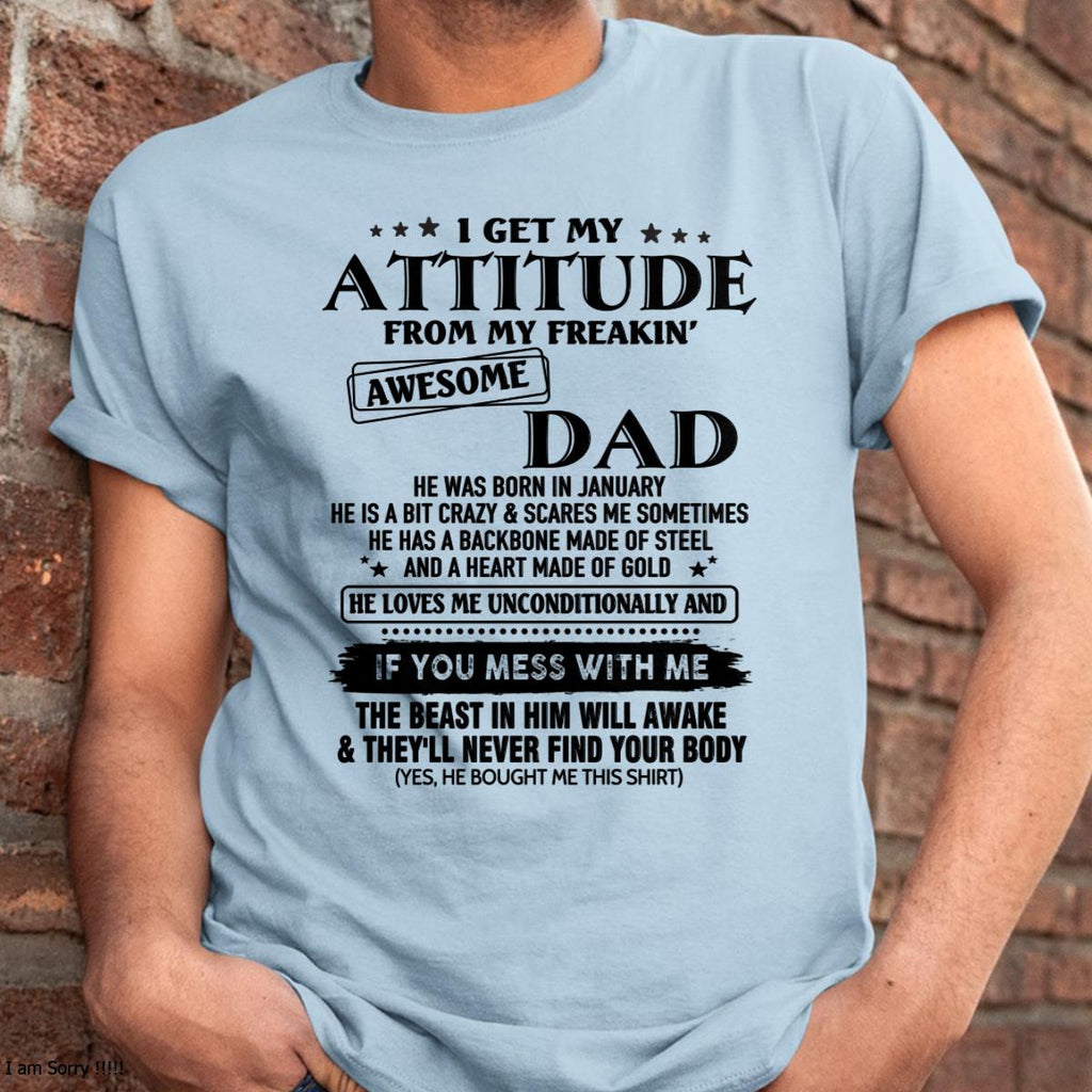 January - Gift For Son and Daughter From Dad - NGHL01 - (SKU-TDADC-01)