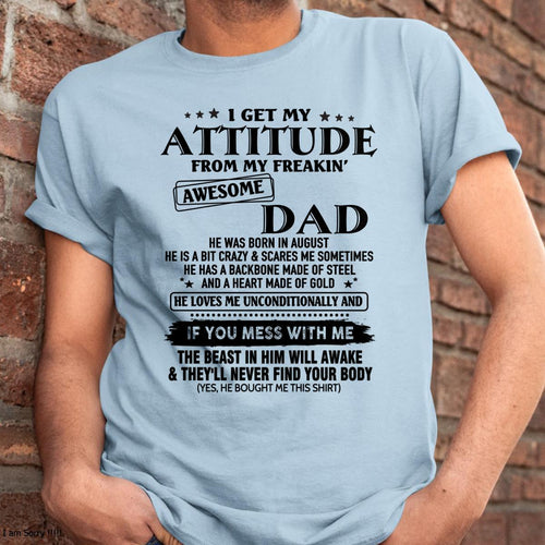 August - Gift For Son and Daughter From Dad - NGHL08 - (SKU-TDADC-08)
