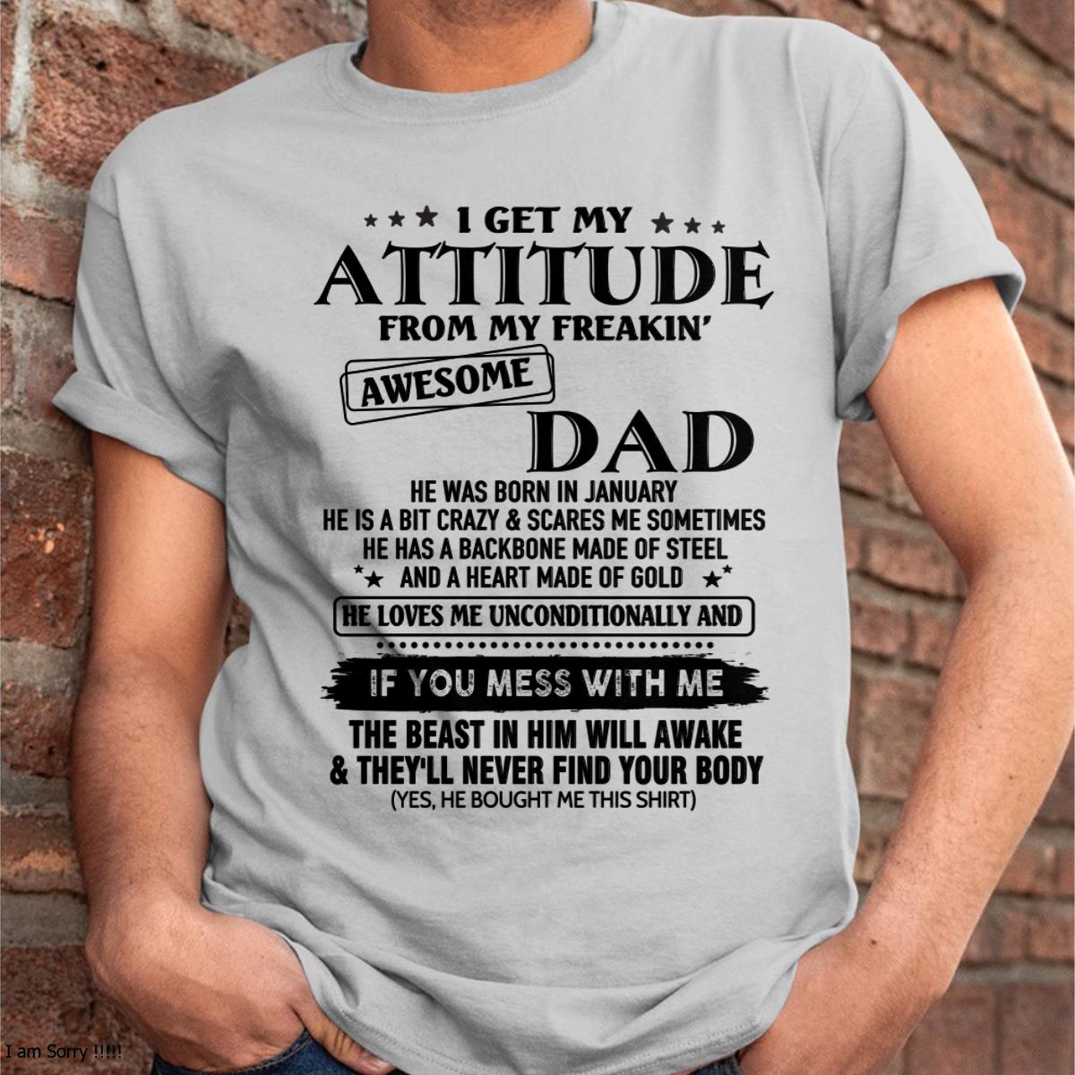 January - Gift For Son and Daughter From Dad - NGHL01 - (SKU-TDADC-01)