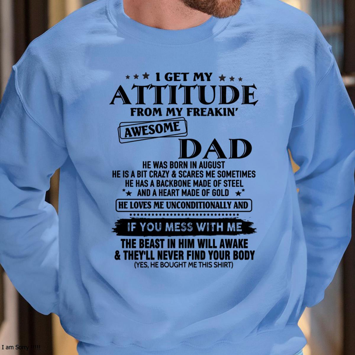 August - Gift For Son and Daughter From Dad - NGHL08 - (SKU-TDADC-08)