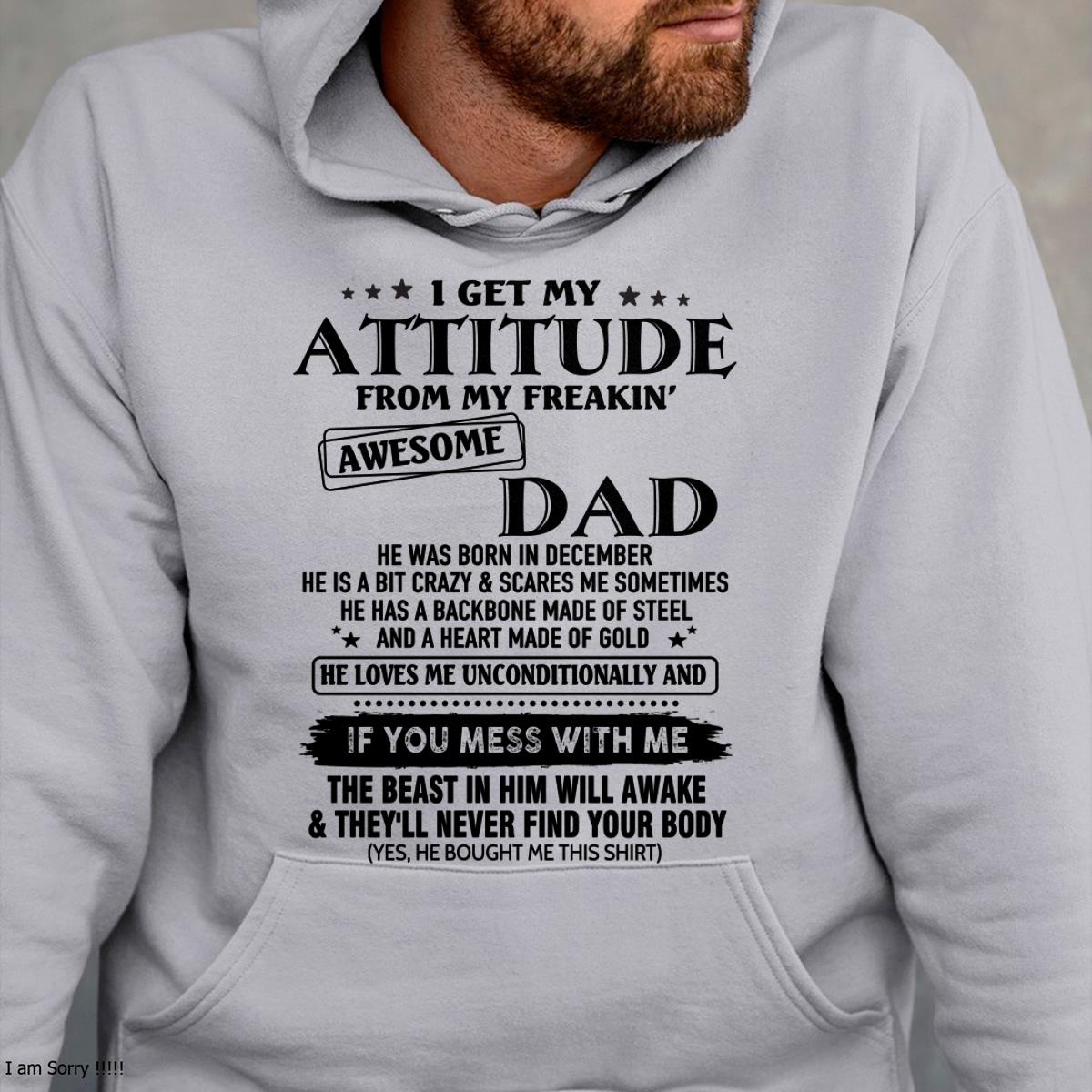 December - Gift For Son and Daughter From Dad - NGHL12 - (SKU-TDADC-12)