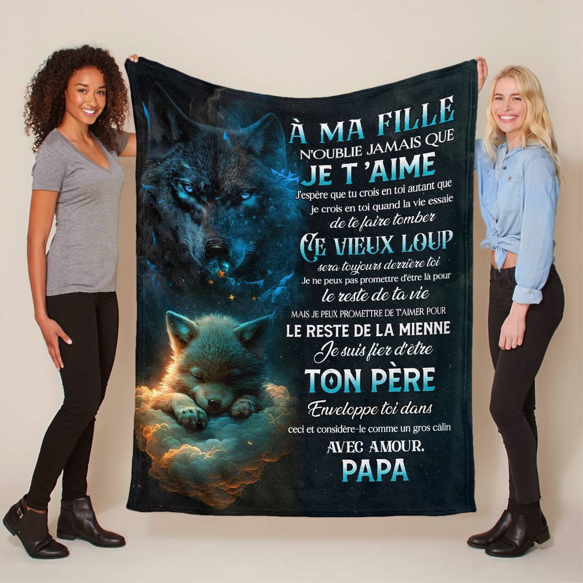 Cadeau Spécial Pour Ta Fille Couverture - De Papa (SKUB12-161)