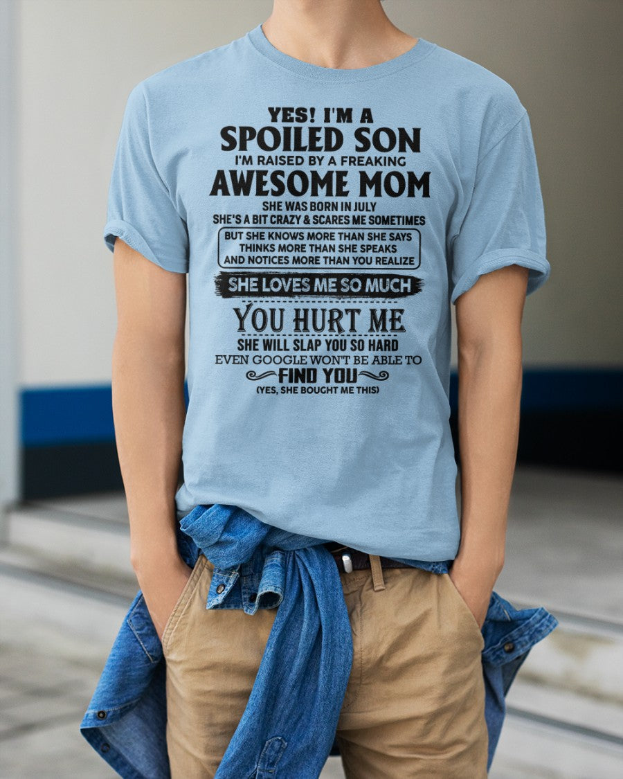 July - Awesome Mom - Perfect gift for son From Mom - NGHL07 (SKU-SPW-07)