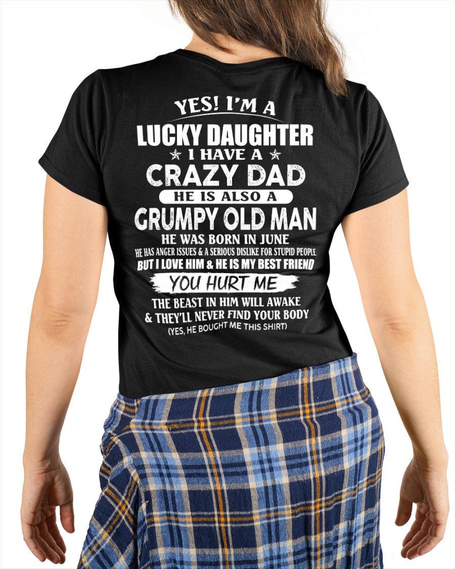 June - Awesome Grumpy Old Dad - Special gift for your daughter From Dad - NGHL06 (SKU10-50-06)