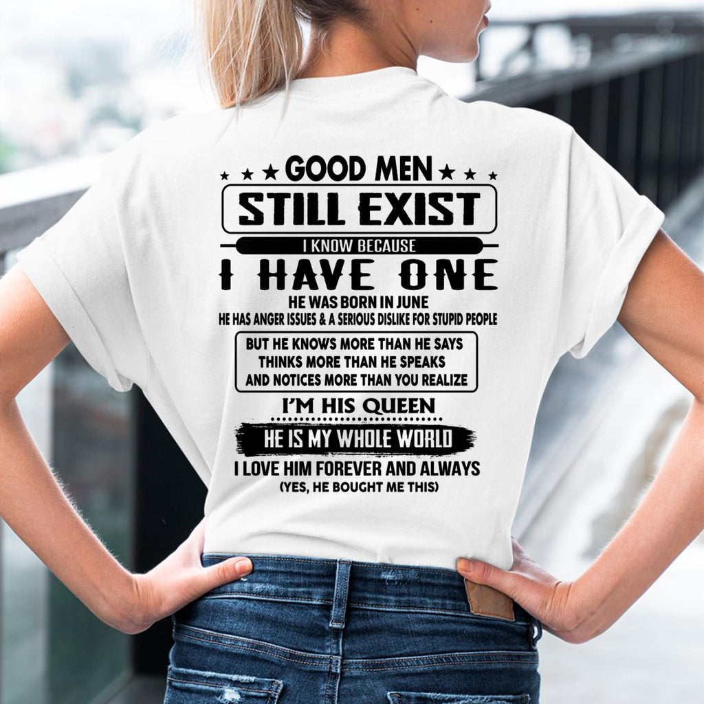 June - Good men Still Exist - gift for your girlfriend, wife from Husband - NGHL06 (SKU-GMSAU-06)