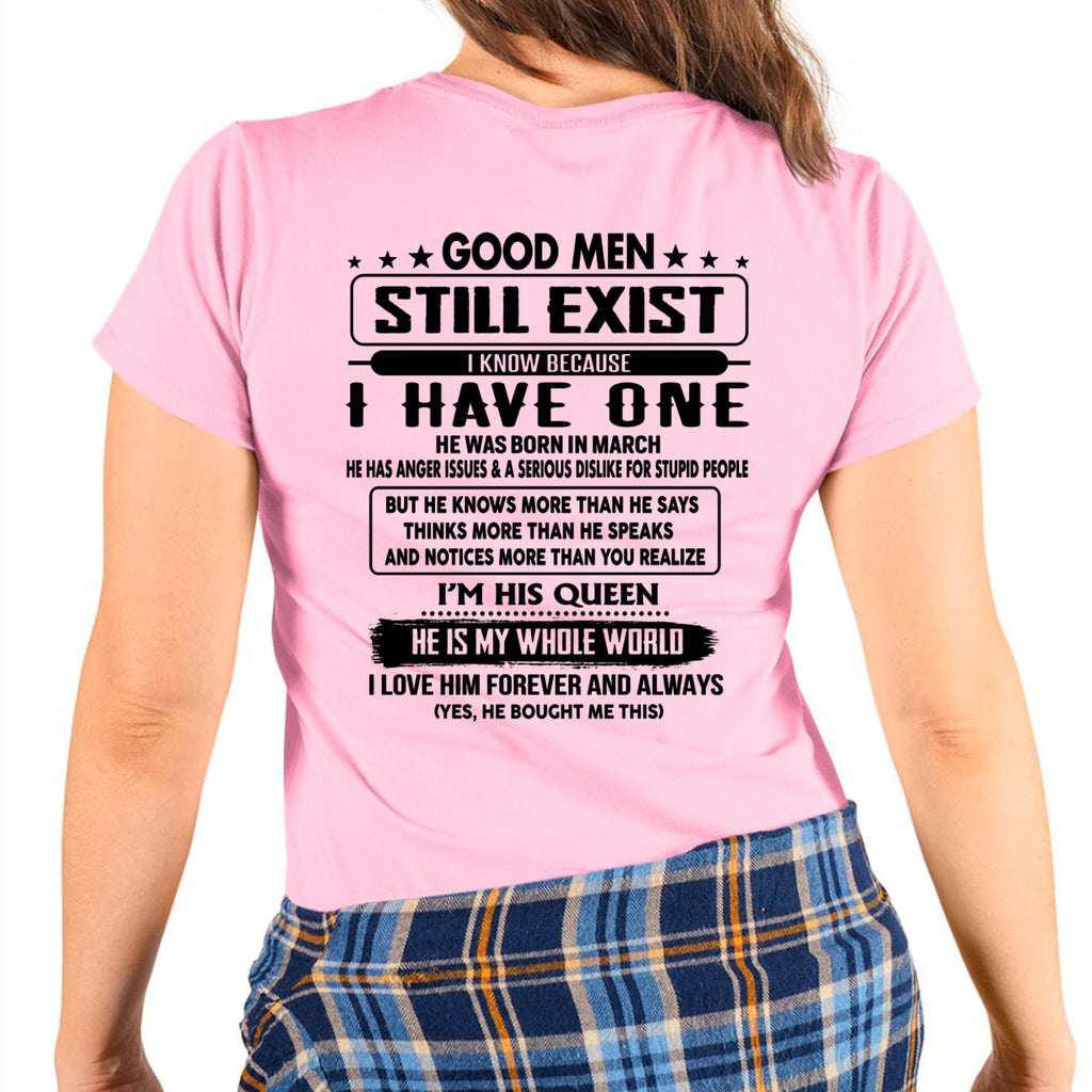 March - Good men Still Exist - gift for your girlfriend, wife from Husband - NGHL03 (SKU-GMSAU-03)