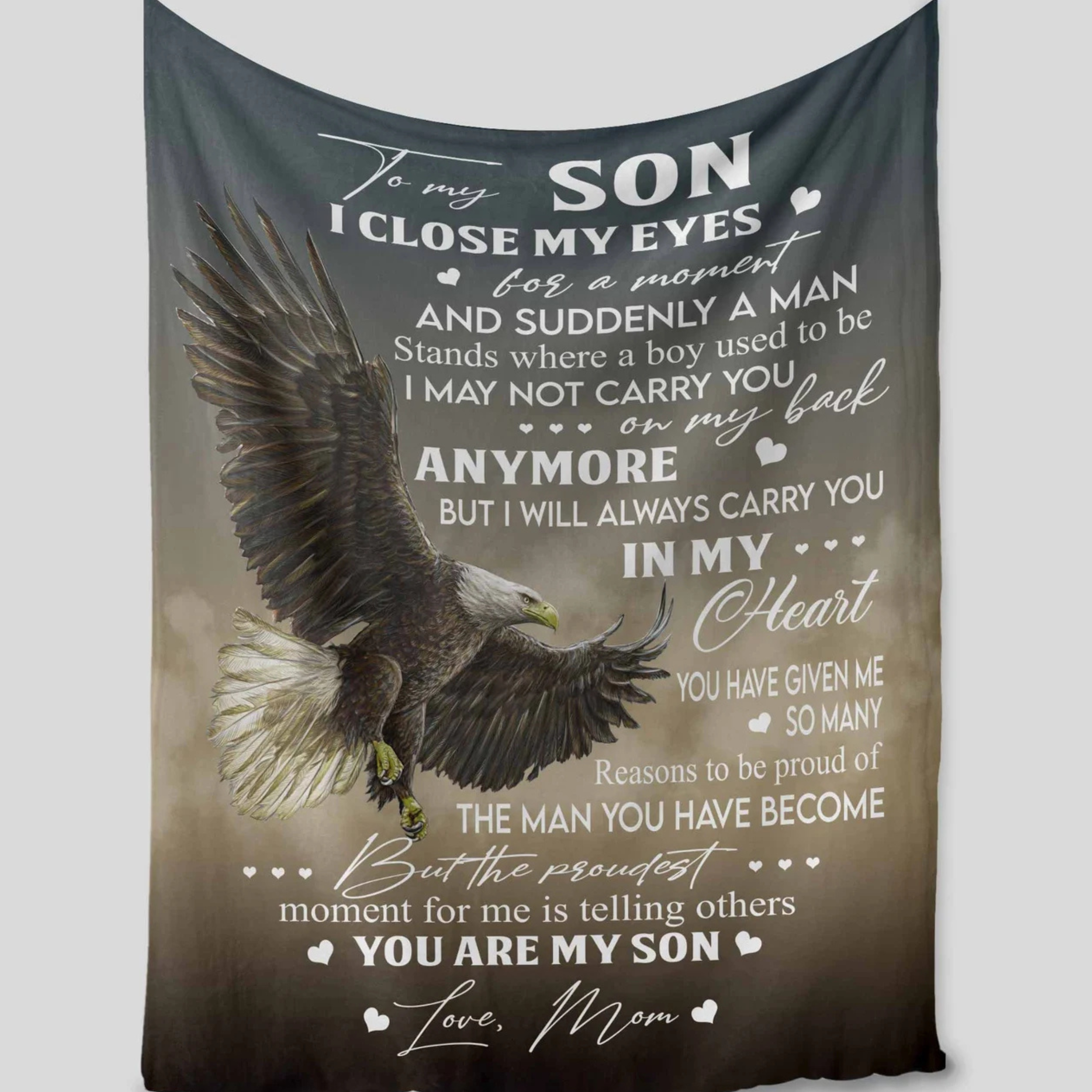 To My Son Blanket – Heartfelt Warmth From Mom