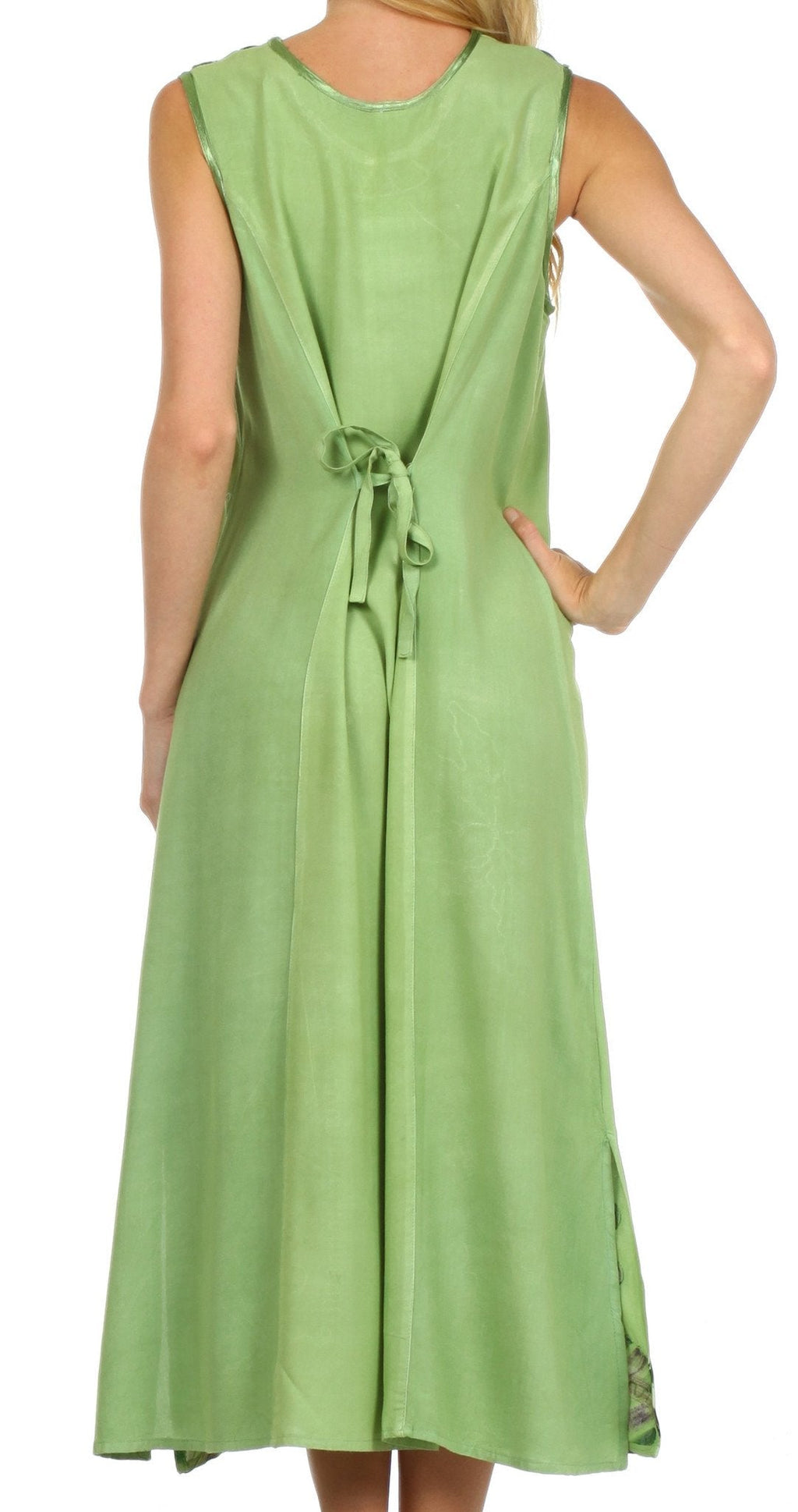 Sakkas Bali Palm Tank Dress