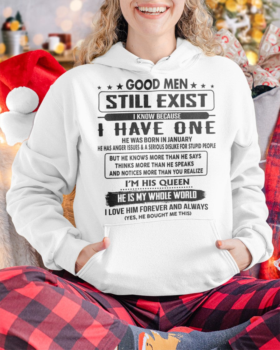 January - Good men Still Exist - gift for your girlfriend, wife from Husband - NGHL01 (SKU-GM-01)