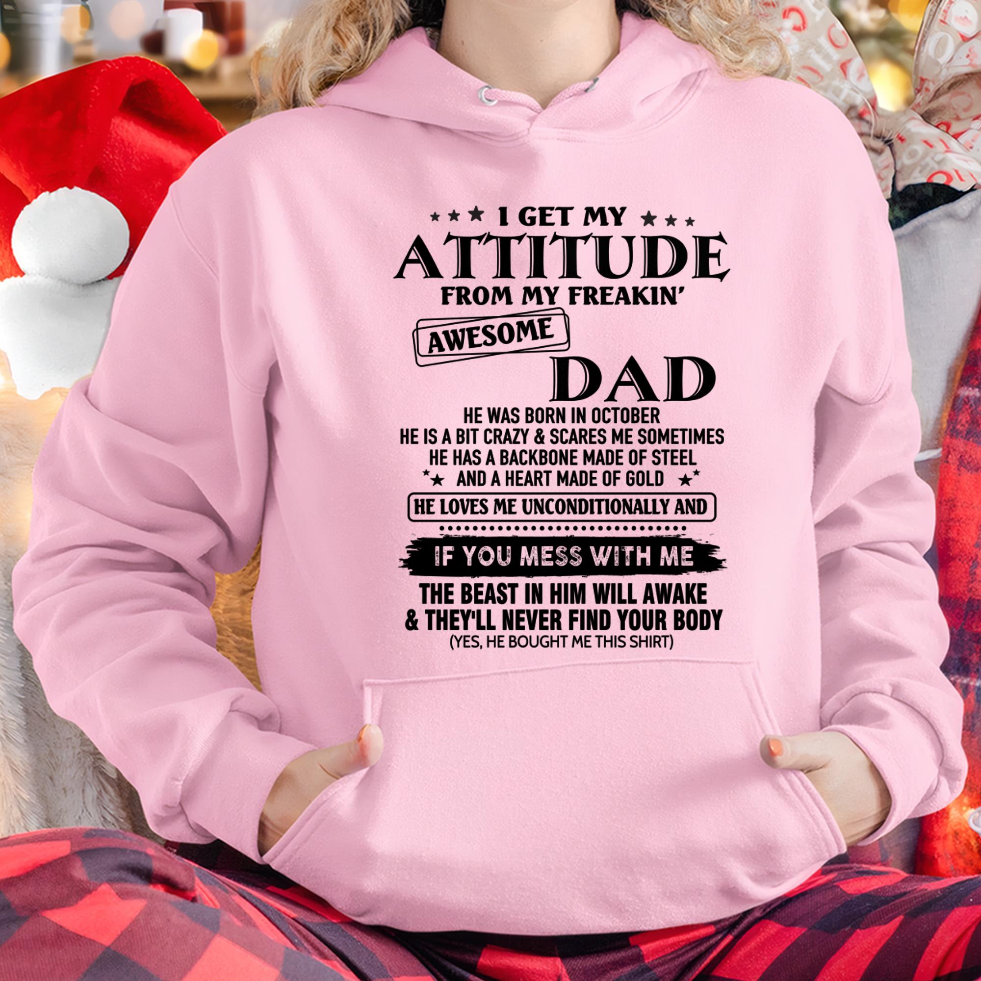 October - Gift For Son and Daughter From Dad - NGHL10 - (SKU-TDADC-10)