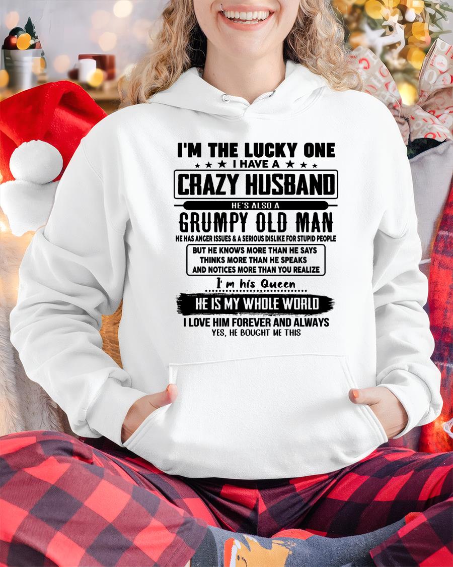 I am Lucky One I Have A Crazy Husband - Gift for Wife From Husband - NGHL00 (SKUT-LUCKYONE-00)