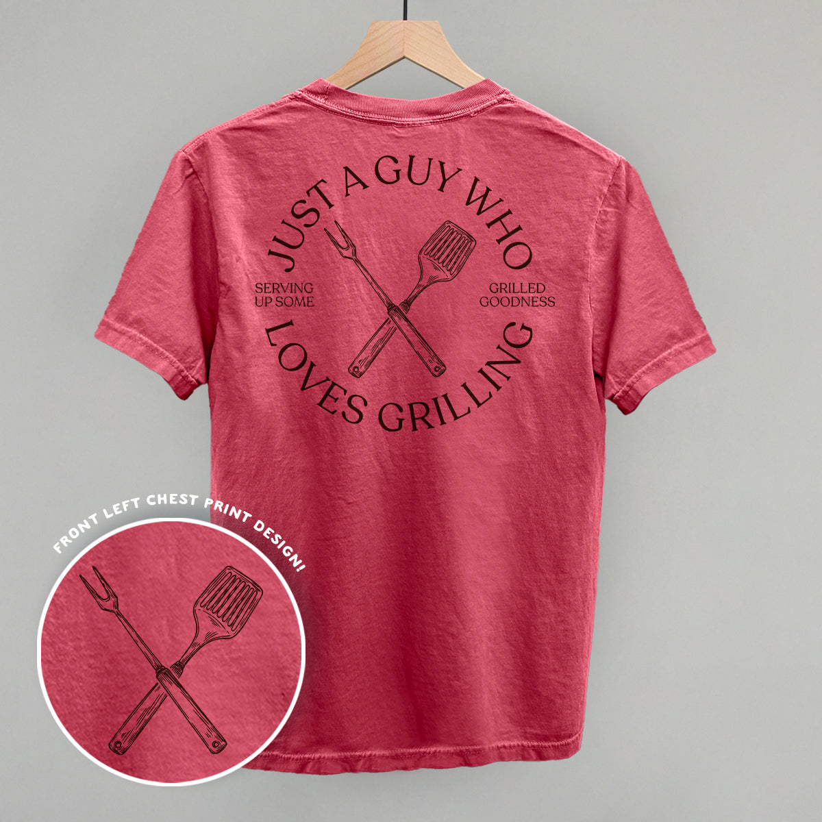 Just A Guy Who Loves Grilling (Back Print)