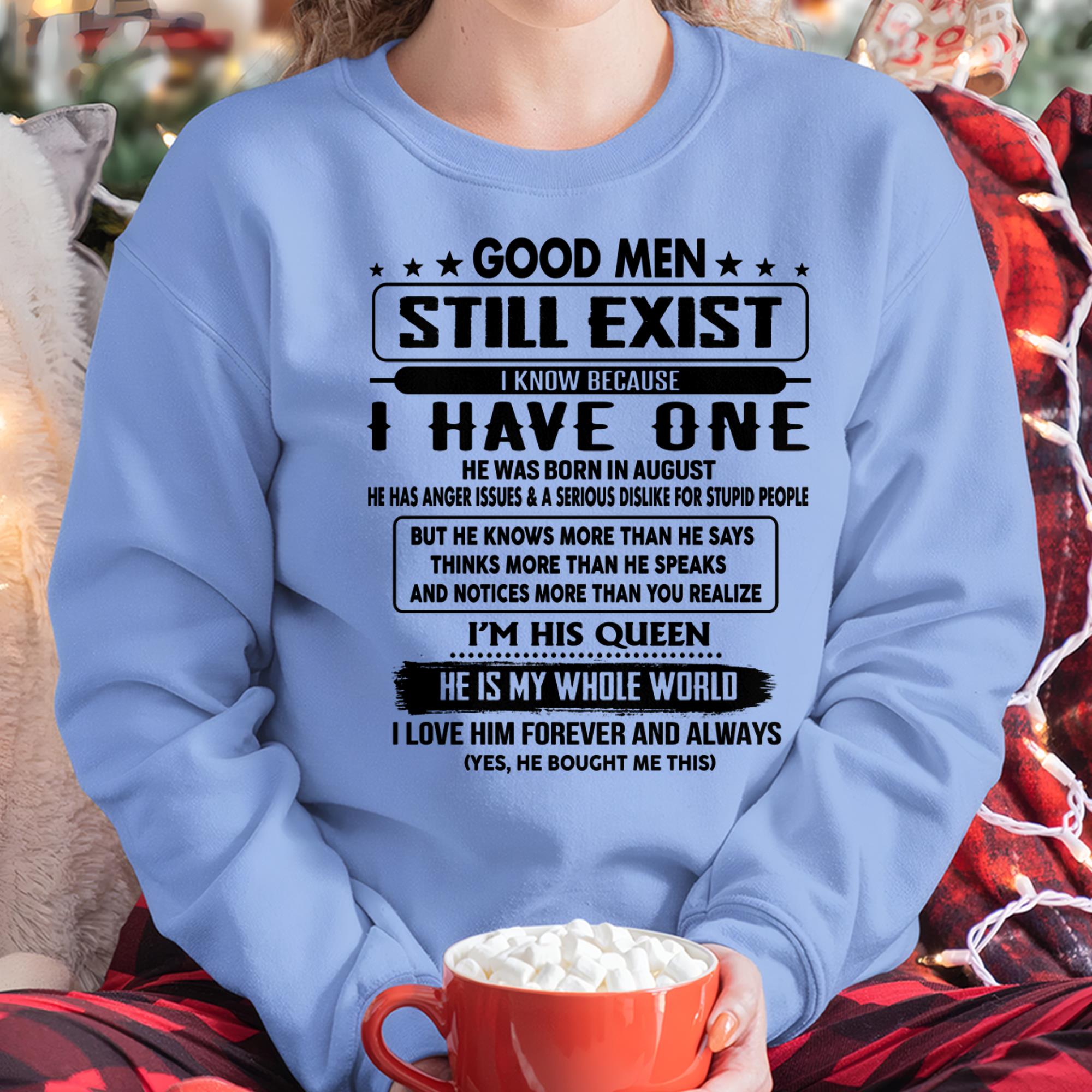 August - Good men Still Exist - gift for your girlfriend, wife from Husband - NGHL08 (SKU-GM-08)