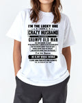 May - I am Lucky One I Have A Crazy Husband - Gift for Wife From Husband - NGHL05 (SKUT-LUCKYONE-05)