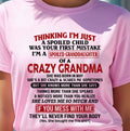 MAY - I'M A SPOILED GRANDDAUGHTER OF A CRAZY GRANDMA - From Grandma - NTTD05 (SKU-GMD1-NTT05)