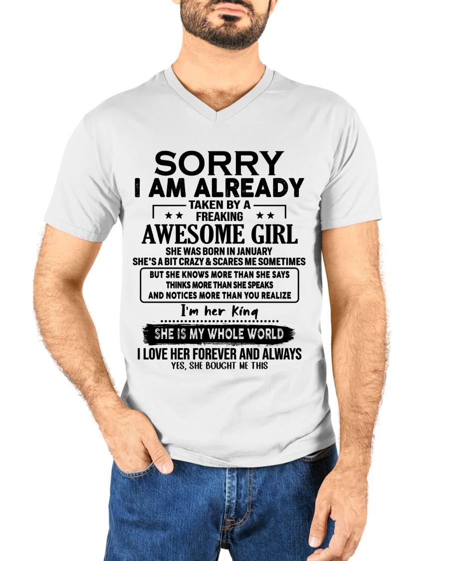 January - Awesome Girl born in January - Special gift for your boyfriend - From Wife NGHL01 (SKU.AT16)