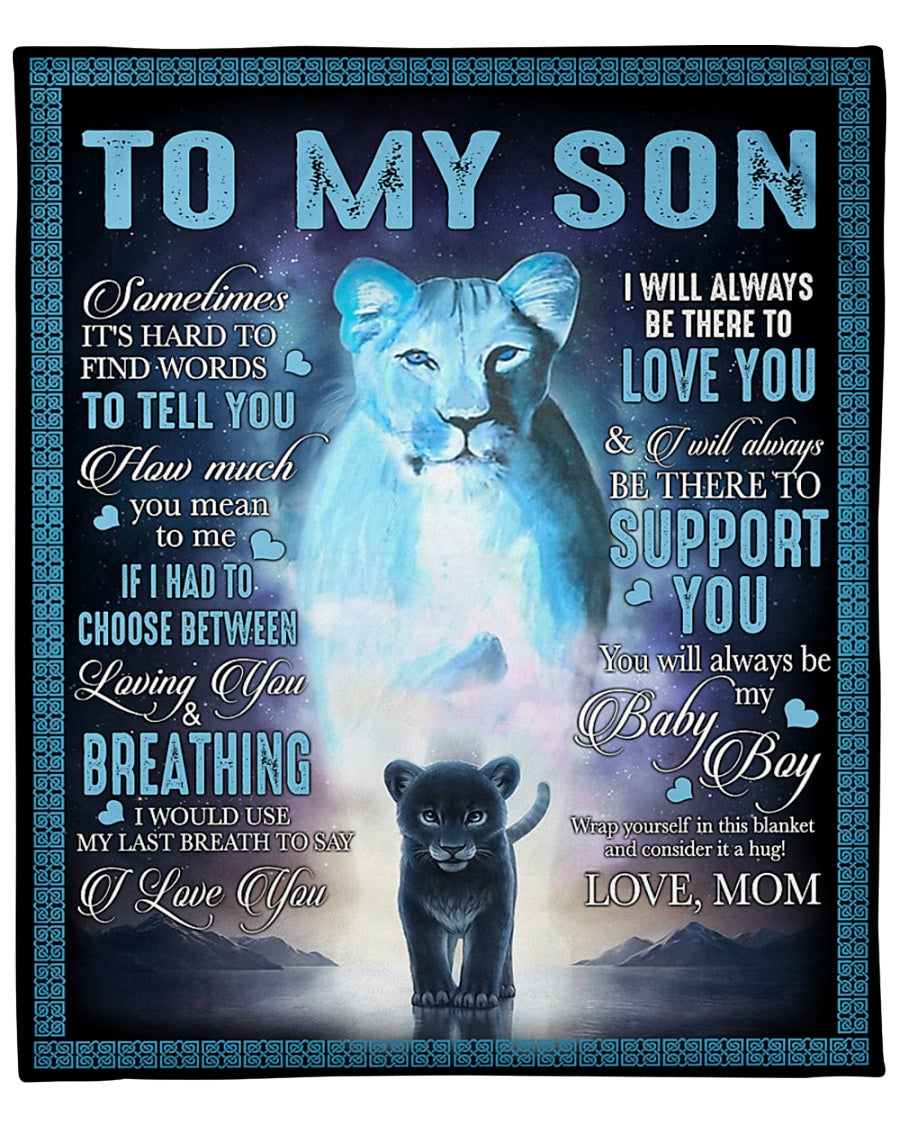 Perfect Gift For Son from Mom Blanket