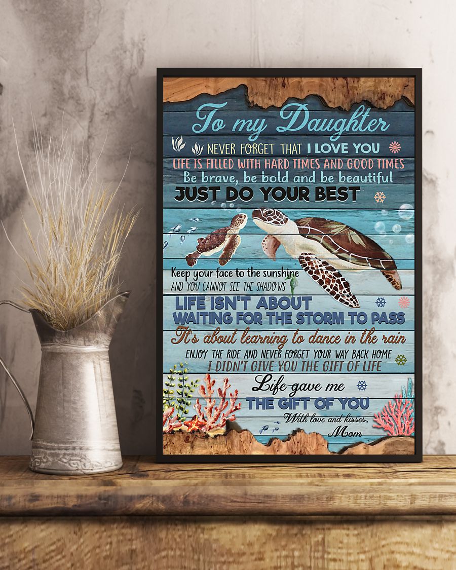 TO MY DAUGHTER FROM MOM CANVAS