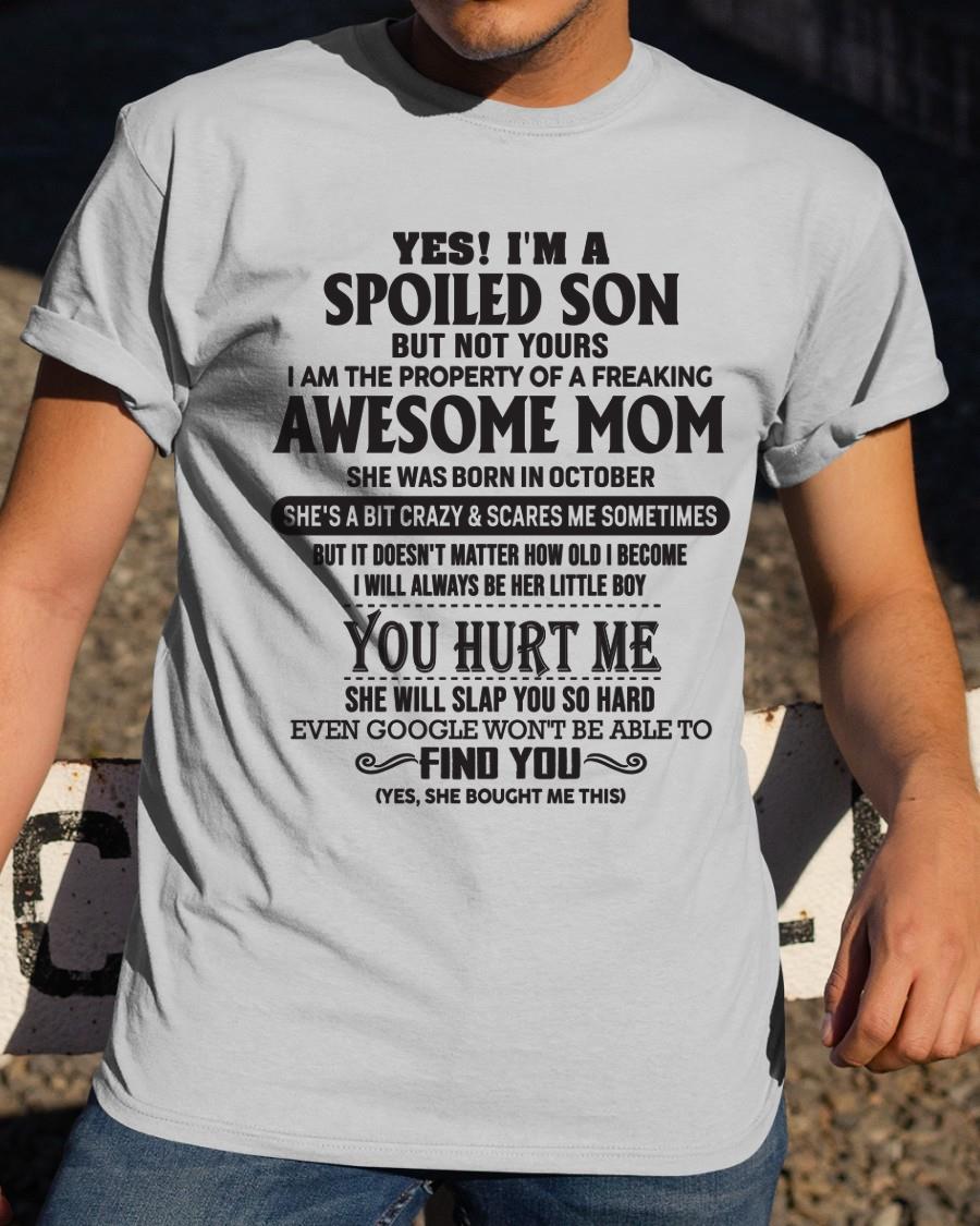 October - Gift for Son from a Legendary Mom ( SKU-MS01-10)