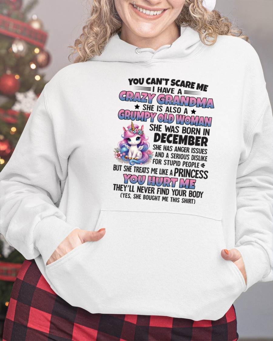DECEMBER - YOU CAN'T SCARE ME - GIFT FROM GRANDMA - NGHL12 (SKU09-106-12)