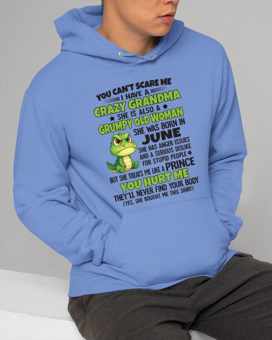JUNE - YOU CAN'T SCARE ME - FOR GRANDSON - GIFT FROM GRANDMA - NGHL06 (SKU09-85-06)