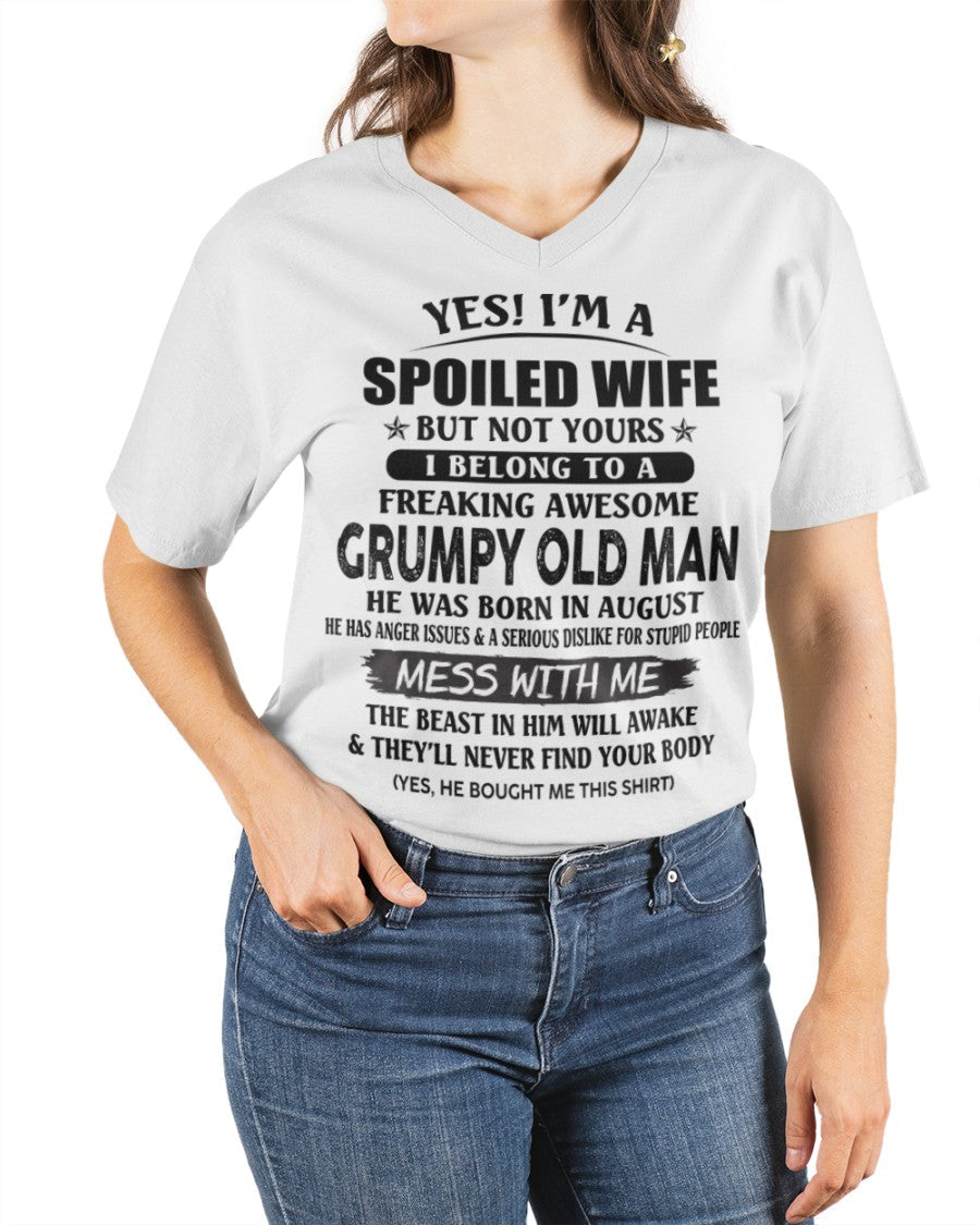 Grumpy Old Man August – Perfect gift for wife From Husband – NGHL08 (SKU08-63-08)