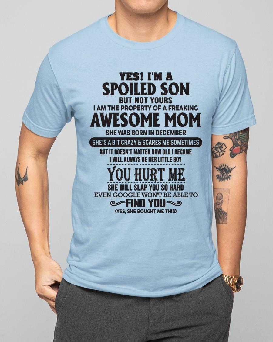 December - Gift for Son from a Legendary Mom ( SKU-MS01-12)