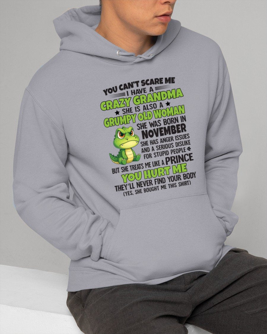 NOVEMBER - YOU CAN'T SCARE ME - FOR GRANDSON - GIFT FROM GRANDMA - NGHL11 (SKU09-85-11)