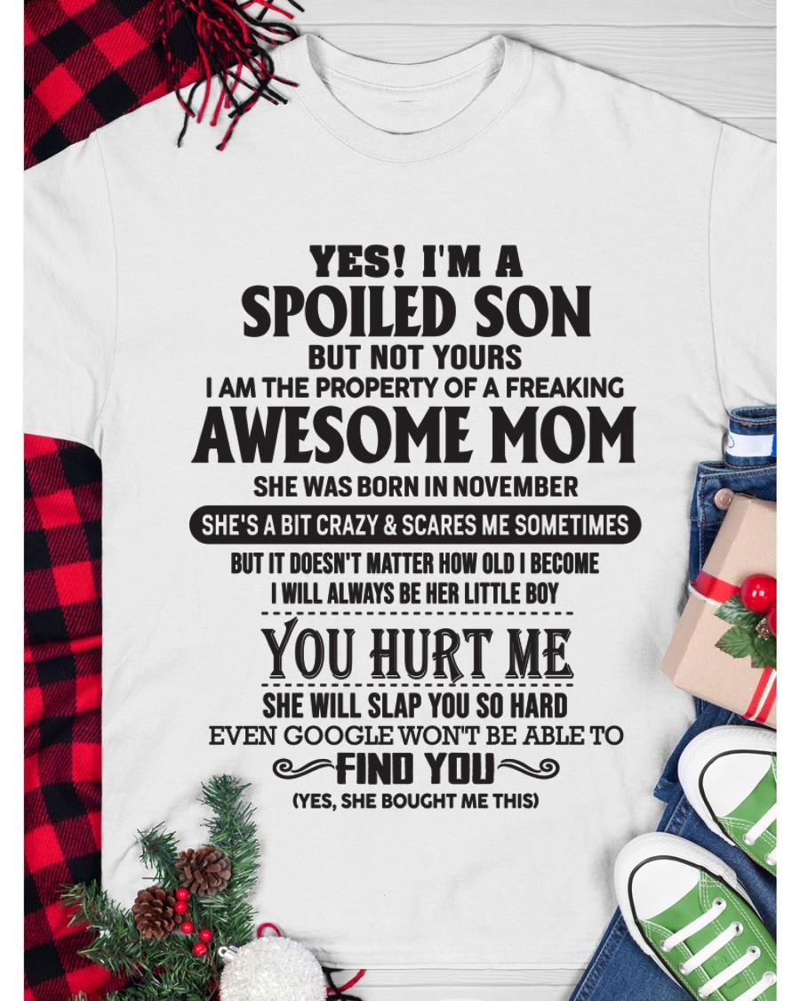 November - Gift for Son from a Legendary Mom ( SKU-MS01-11)