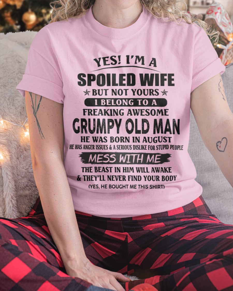 Grumpy Old Man August – Perfect gift for your wife – NGHL08 (SKU08-63-08)