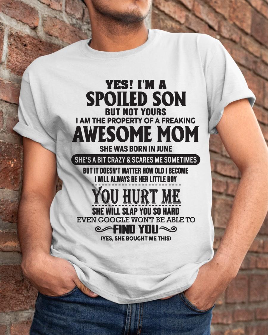 June - Gift for Son from a Legendary Mom ( SKU-MS01-06)