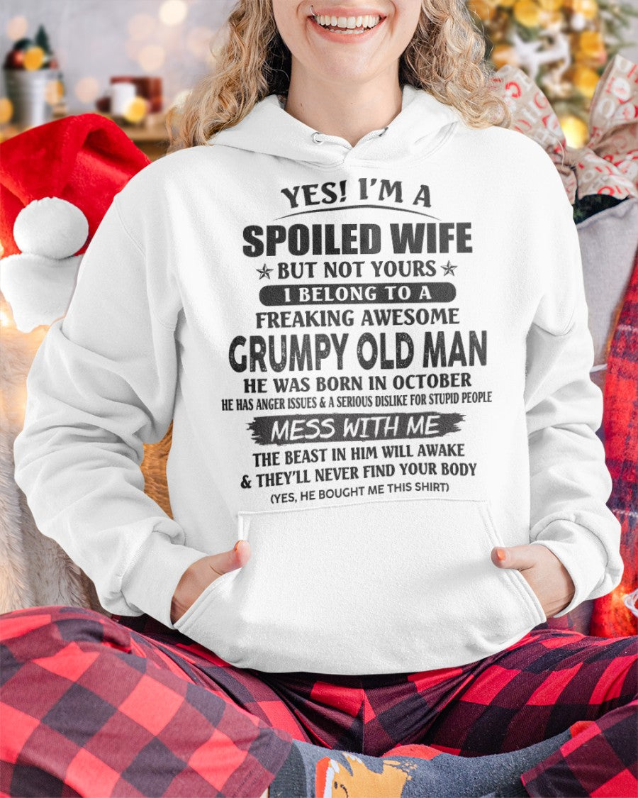 Grumpy Old Man October – Perfect gift for wife From Husband – NGHL10 (SKU08-63-10)