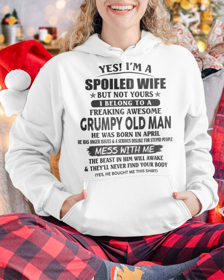 Grumpy Old Man April – Perfect gift for wife From Husband – NGHL04 (SKU08-63-04)