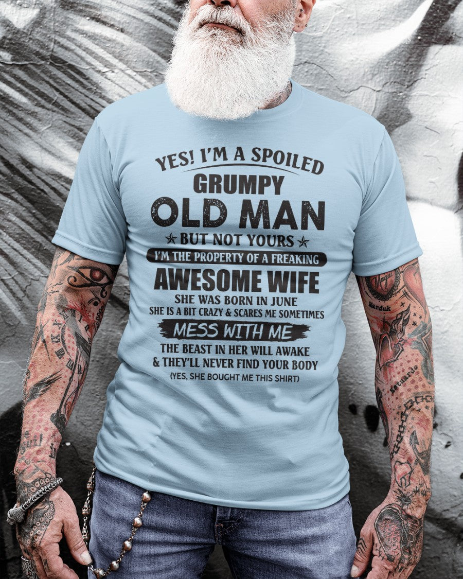 Awesome wife June - Perfect gift for your husband - NGHL06 (SKU96-68-06)