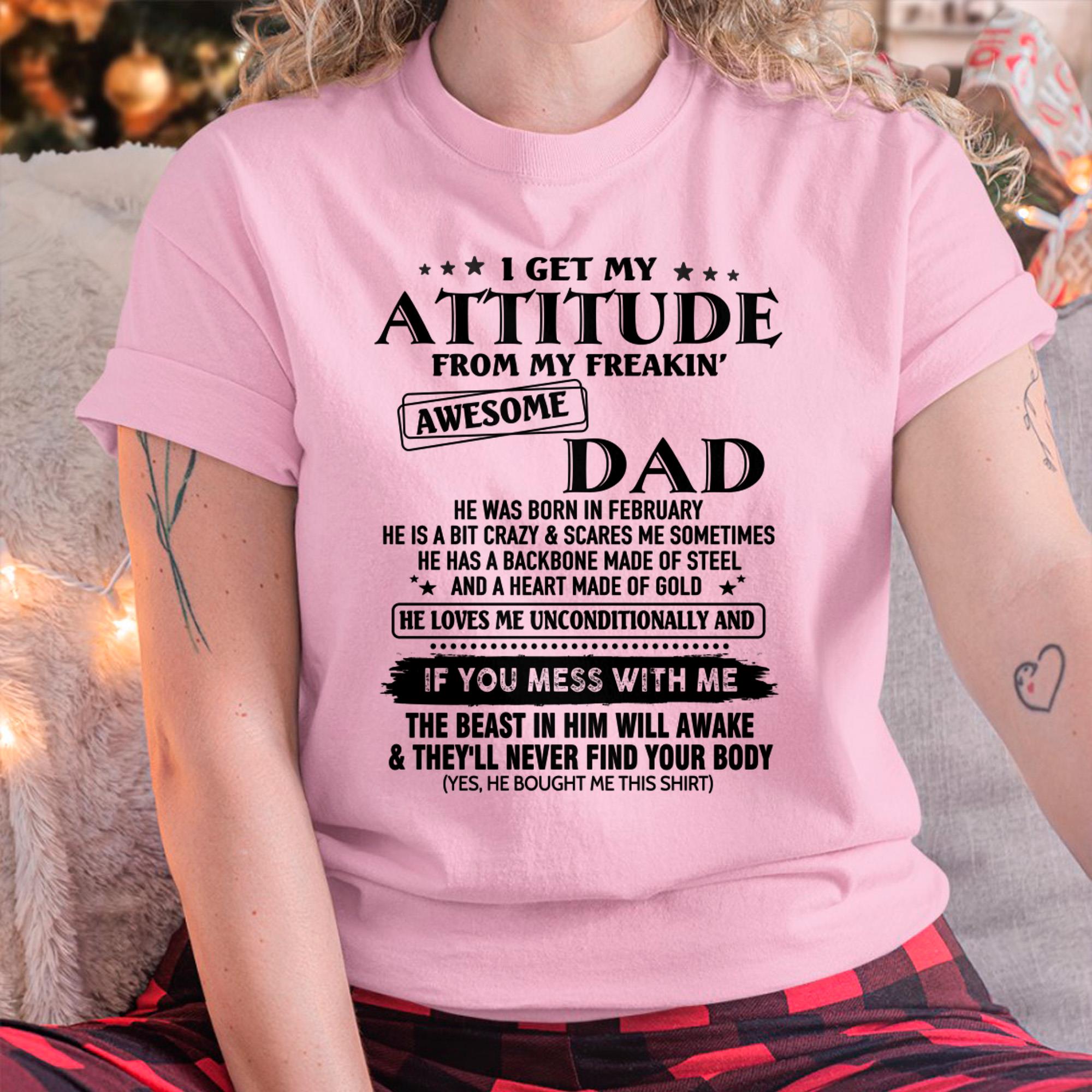 February - Gift For Son and Daughter From Dad - NGHL02 - (SKU-TDADC-02)