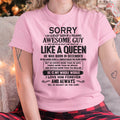 December - Sorry I am already taken by a freaking awesome guy - Gift for Wife From Husband - NGHL12 (SKU08-25-12)