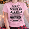 January - Sorry I am already taken by a freaking awesome guy - Gift for Wife From Husband - NGHL01 (SKU-SRG-01)
