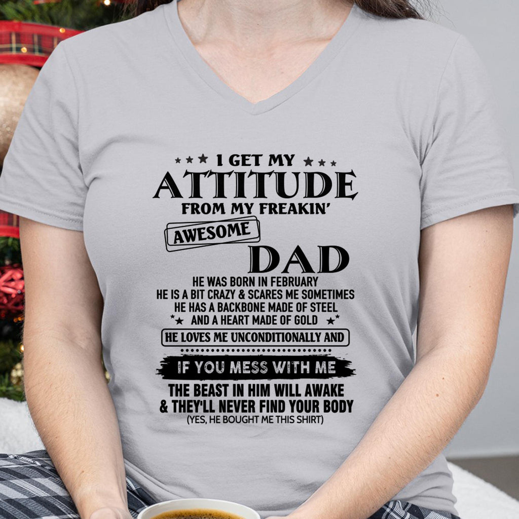 February - Gift For Son and Daughter From Dad - NGHL02 - (SKU-TDADC-02)