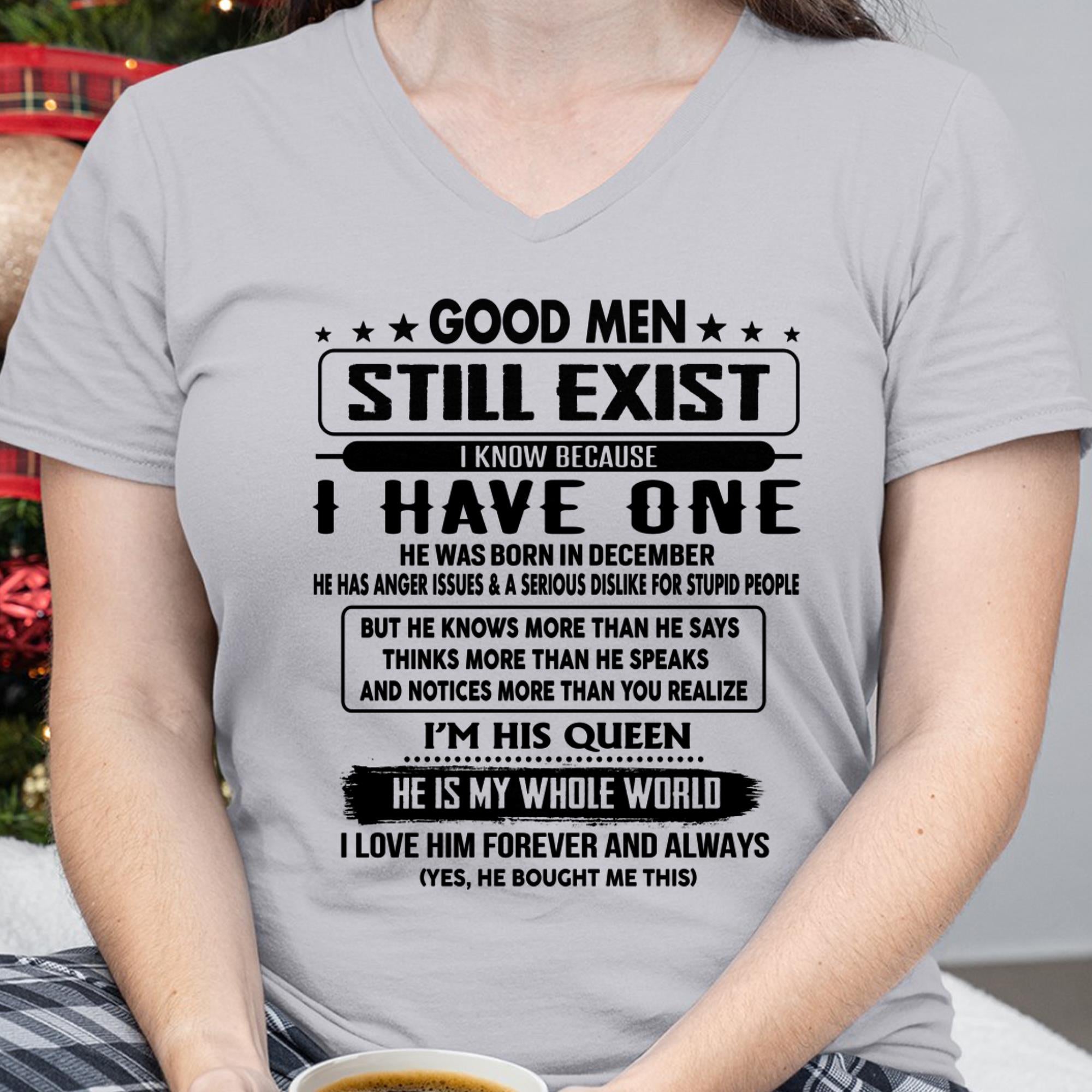 December - Good men Still Exist - gift for your girlfriend, wife from Husband - NGHL12 (SKU-GM-12)